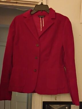 Lafayette 148 New York Vibrant Red Women's Blazer